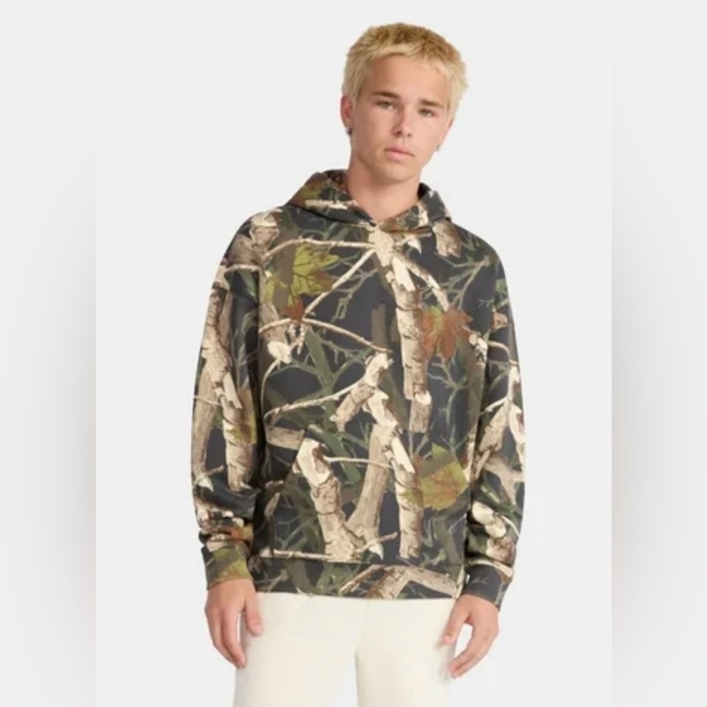 NWT No Boundaries Oversized Camouflage Hoodie with Long Sleeves, Men's Size M